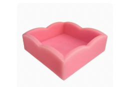 Pink Palm Napkin Holder