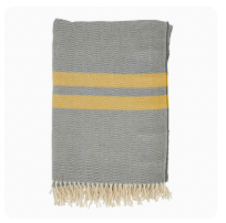 Grey Stripe Herringbone