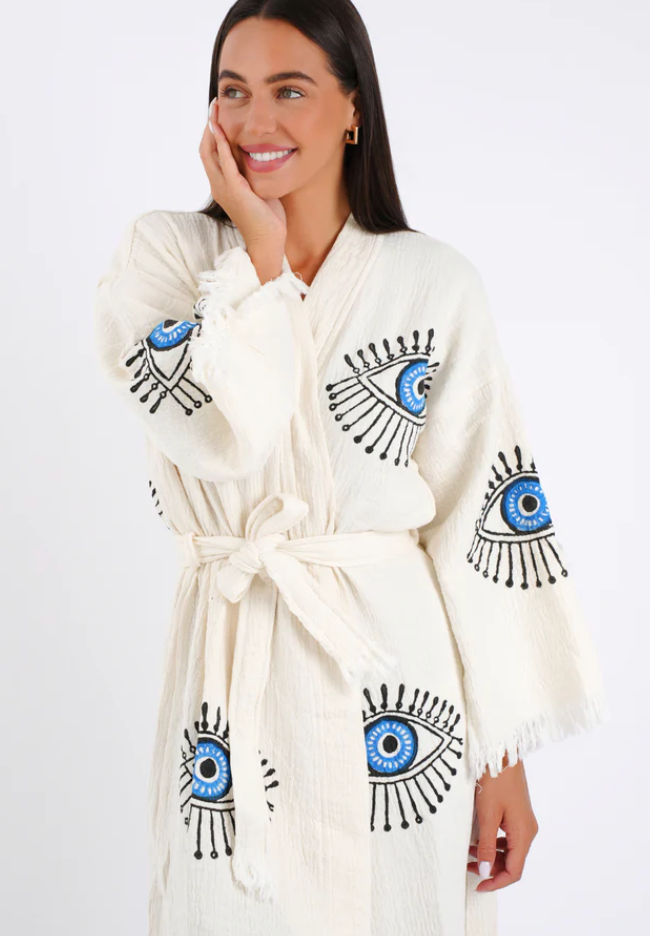 Blue Evil Eye Robe
