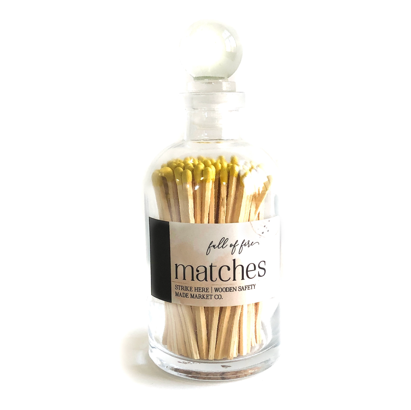 Yellow Full of Fire Matches