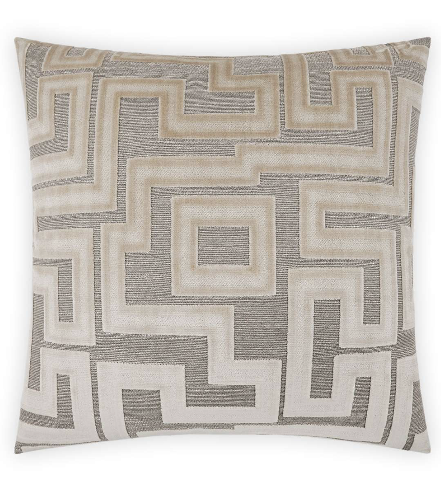 Oat Modernist Pillow 22x22