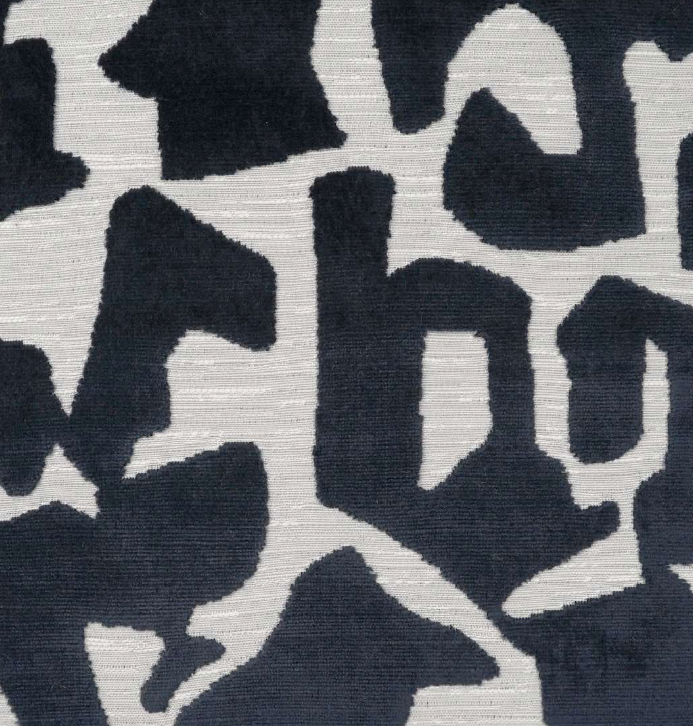 Navy Banksy Pillow 22x22