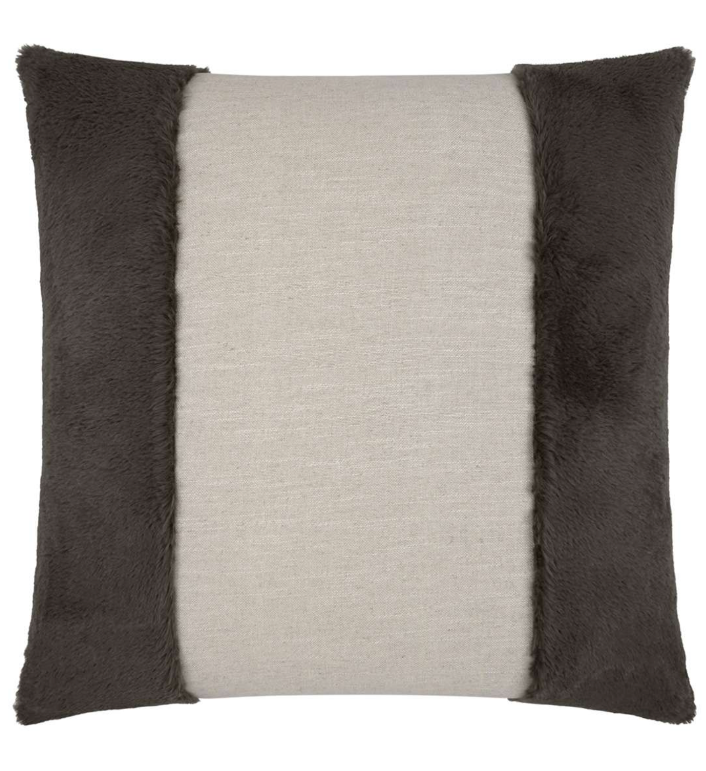 Grey Brown Courchevel Pillow 22x22