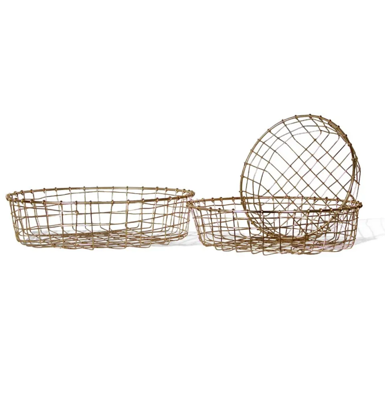 Medium Gold Wire Basket