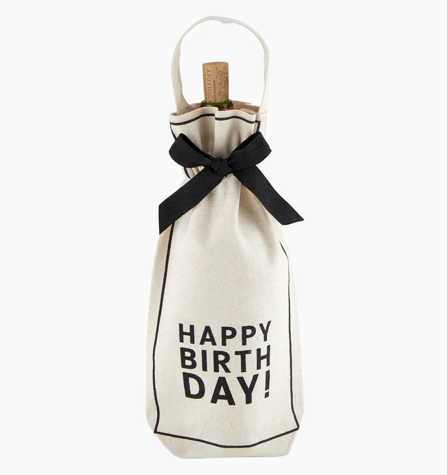 Happy Birthday Wine Bag