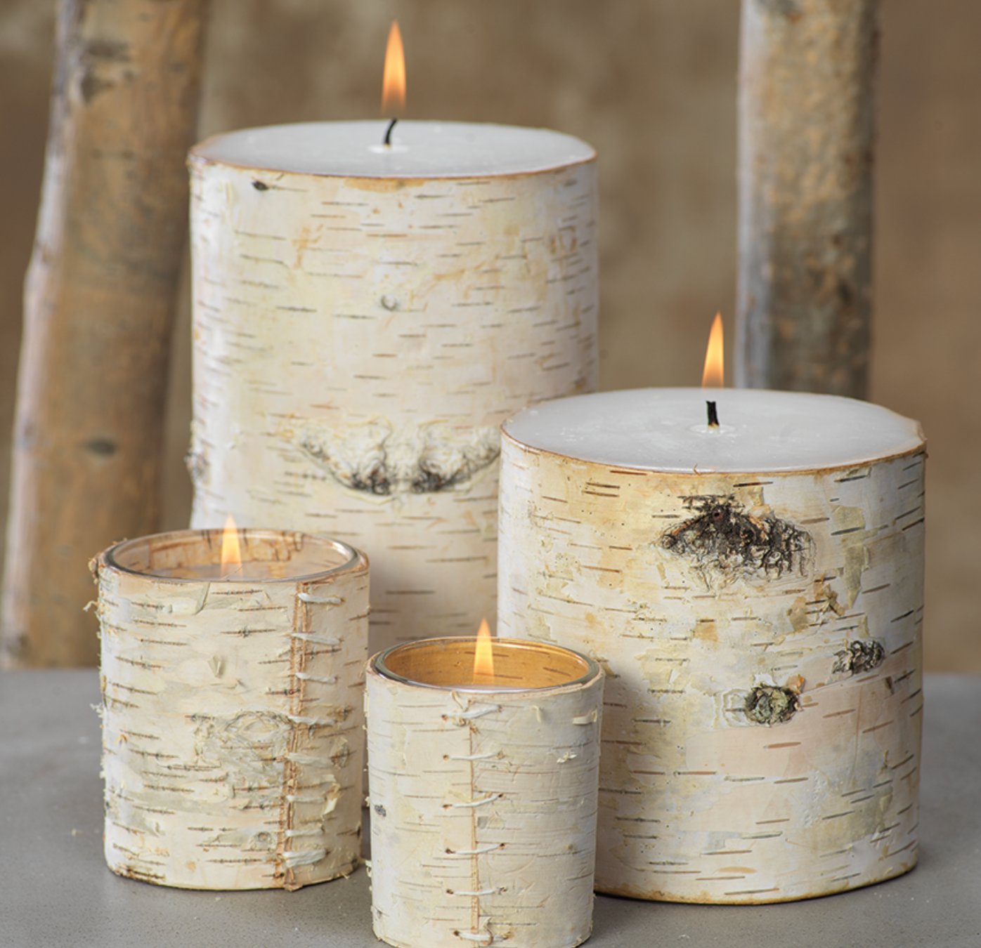 Birch Candle Jar