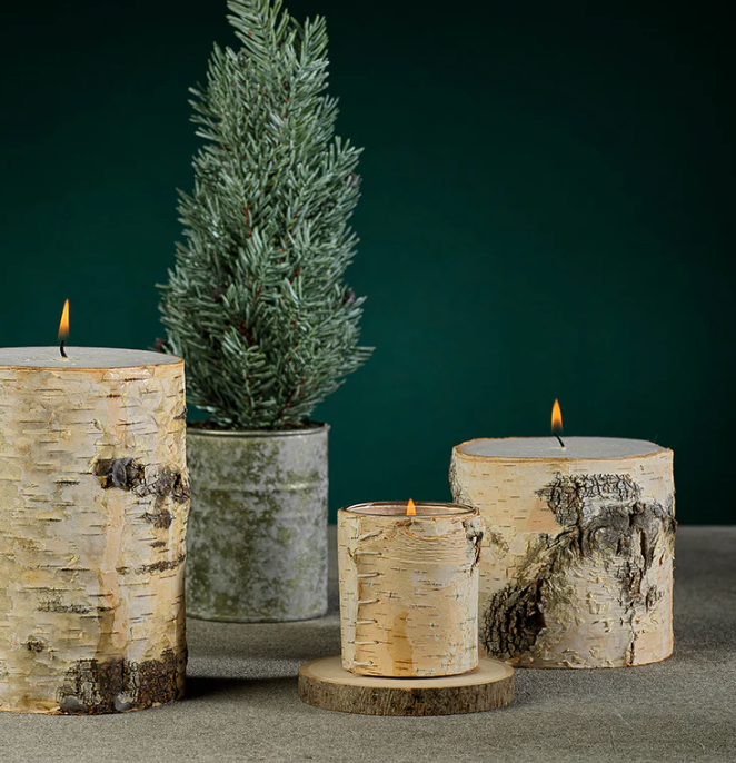 Birch Candle Jar