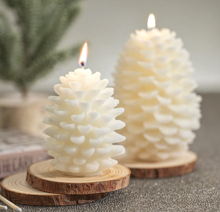 Pine Cone Candle