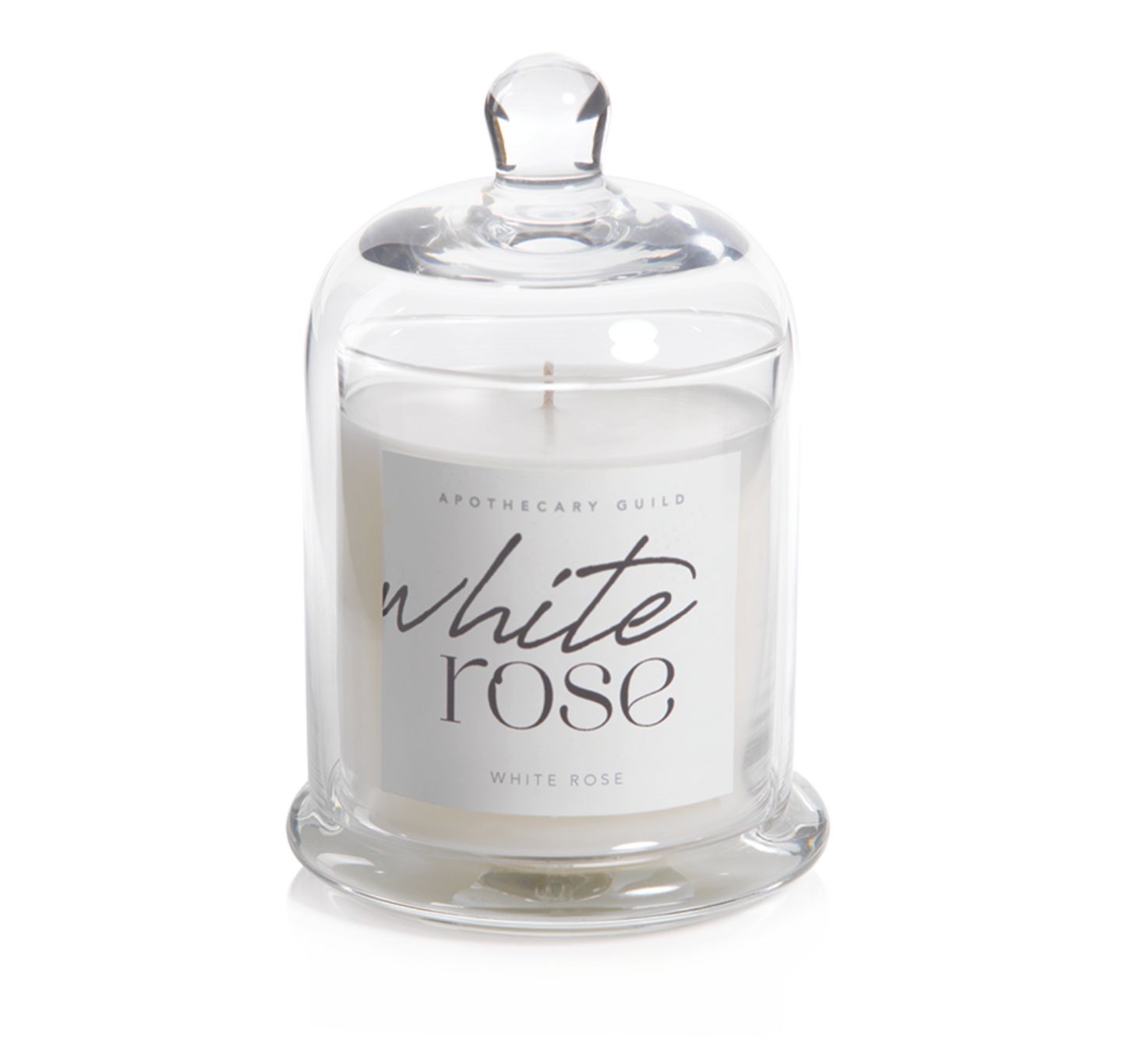 White Rose Candle