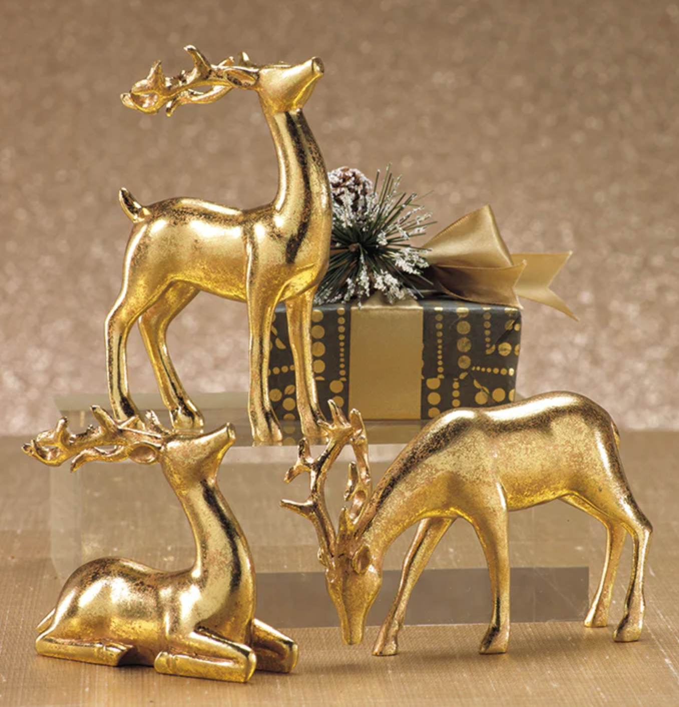 Gold Reindeer