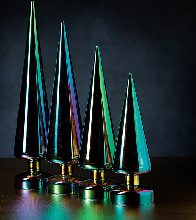 Small Green Luster Tree