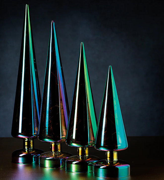 Large Green Luster Tree