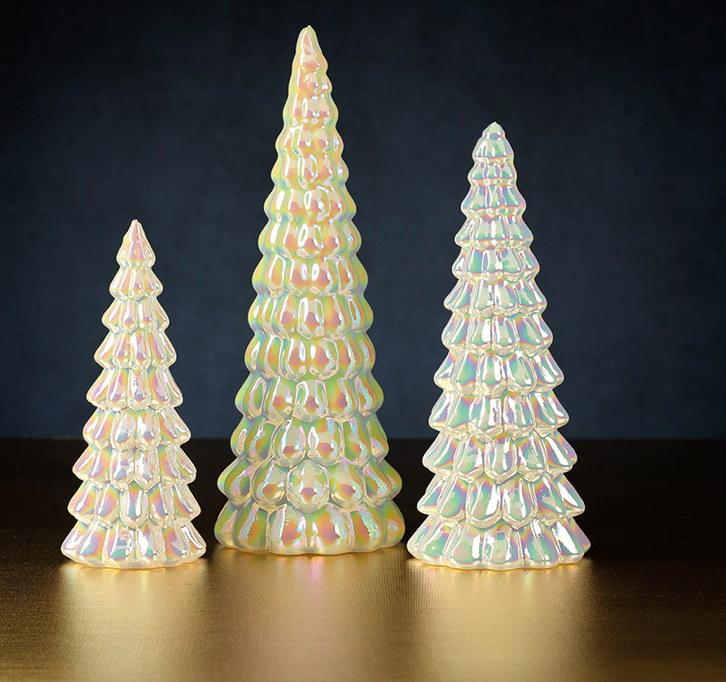 Medium White Luster Tree