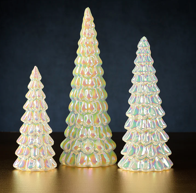 Large White Luster Tree