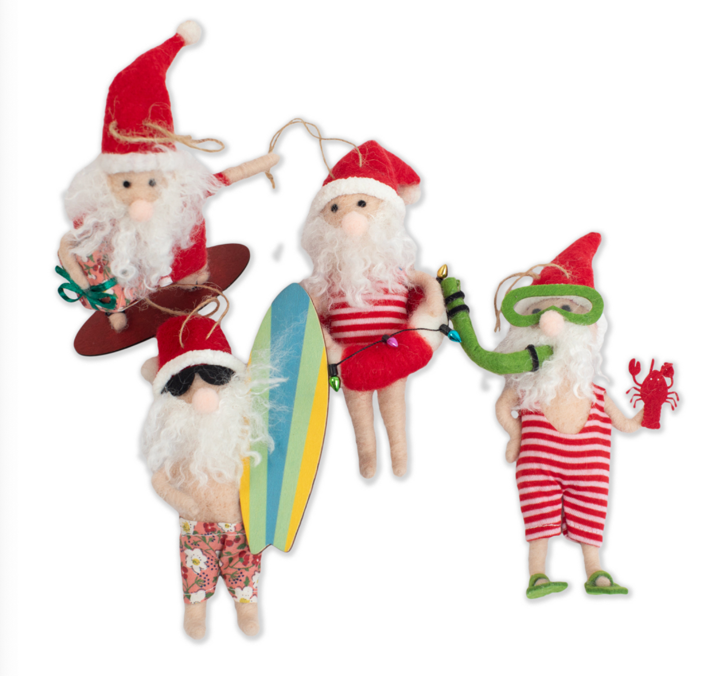 Felt Santa Ornament