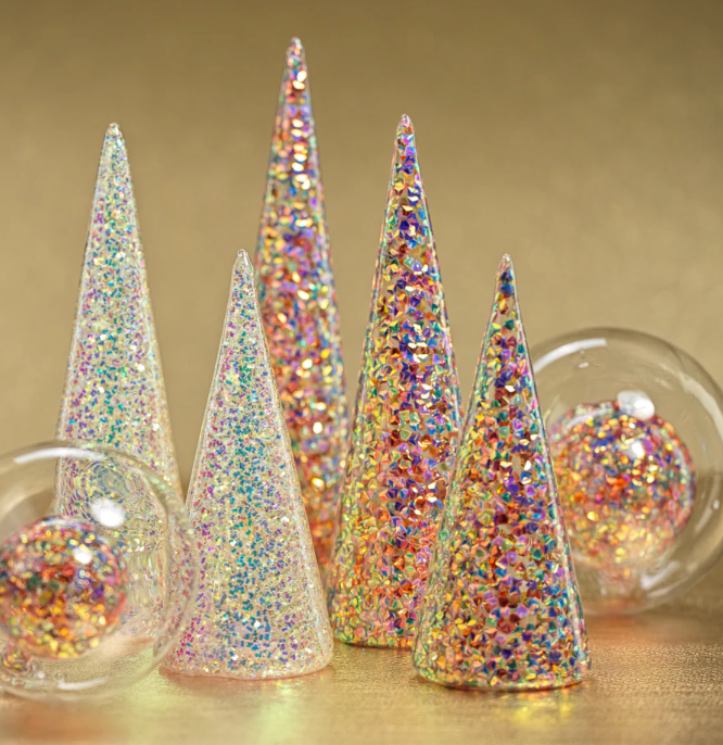 Small White Sequin Tree