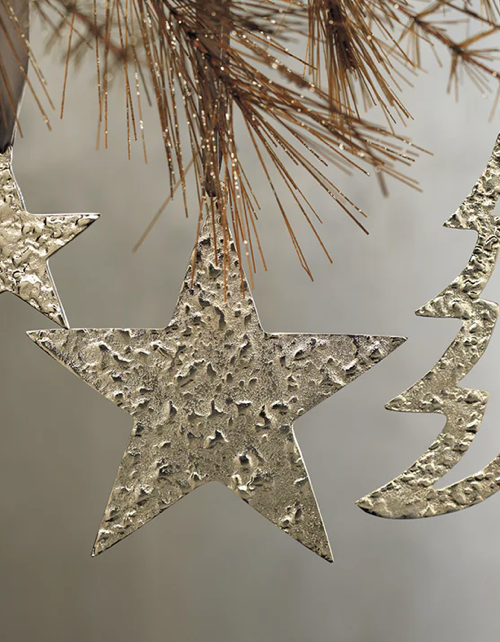 Large Nickel Star Ornament
