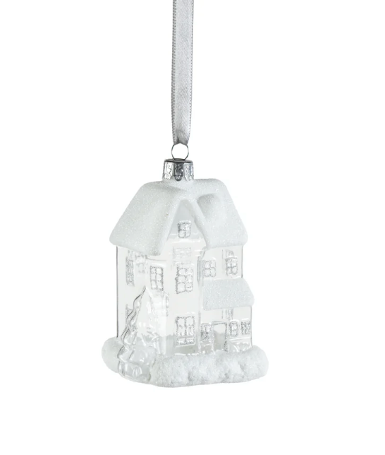 Glass House Ornament