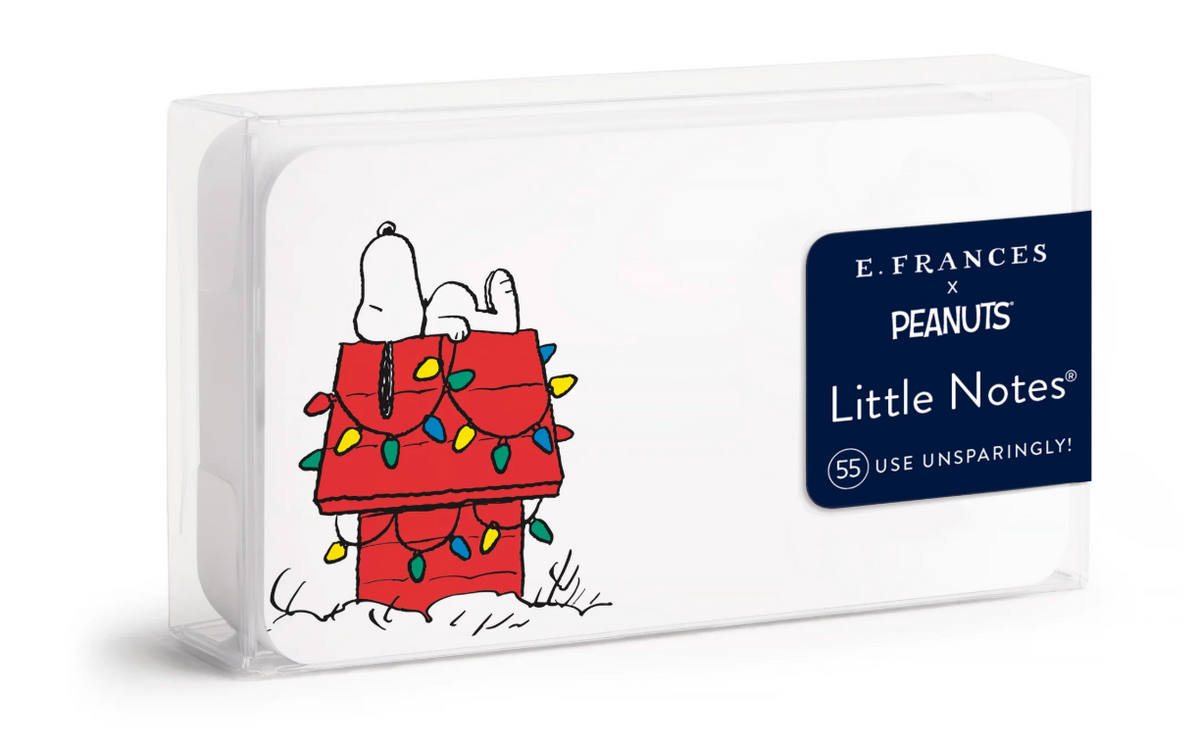 Snoopy Holiday Dog House Little Notes