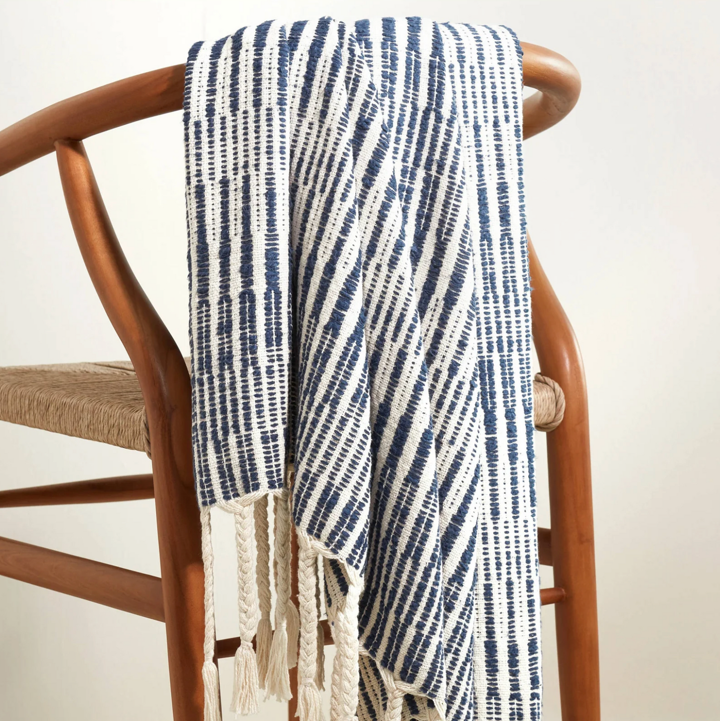 Cozumel Navy Throw Blanket