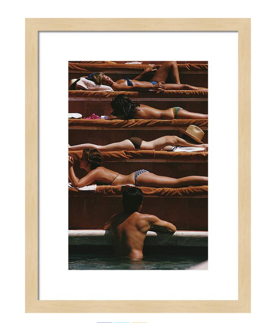 Eye Of The Beholder by Slim Aarons Framed Print