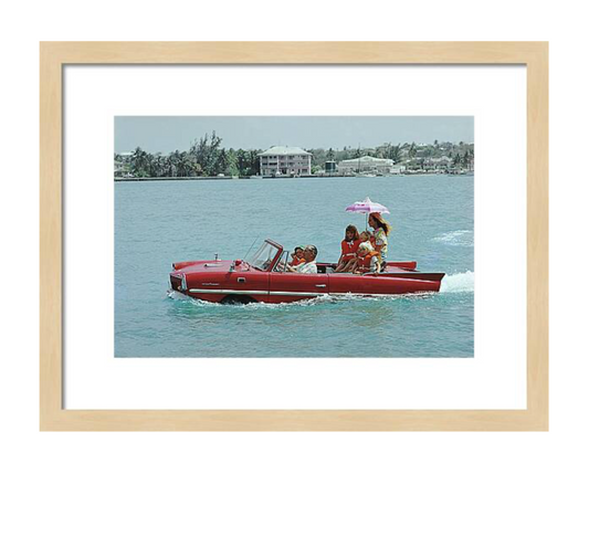 Sea Drive by Slim Aarons Framed Print