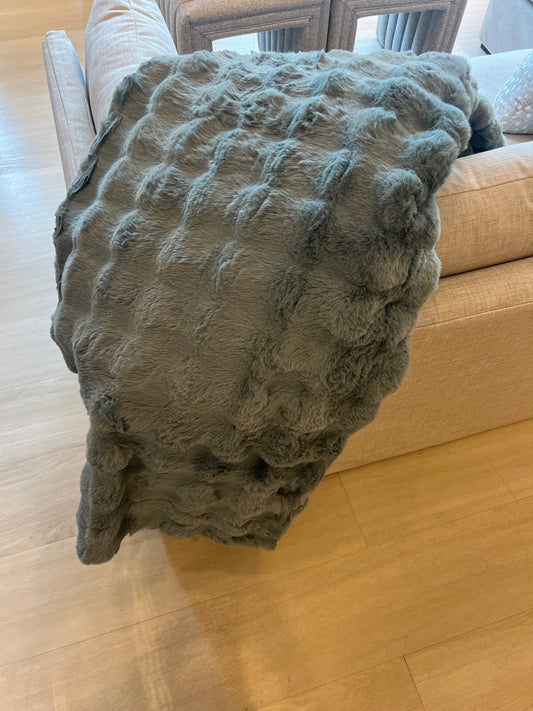 Dusk Fab Faux Fur Blanket