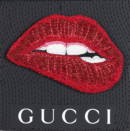 Stephen Wilson Gucci Lips 5"x5"