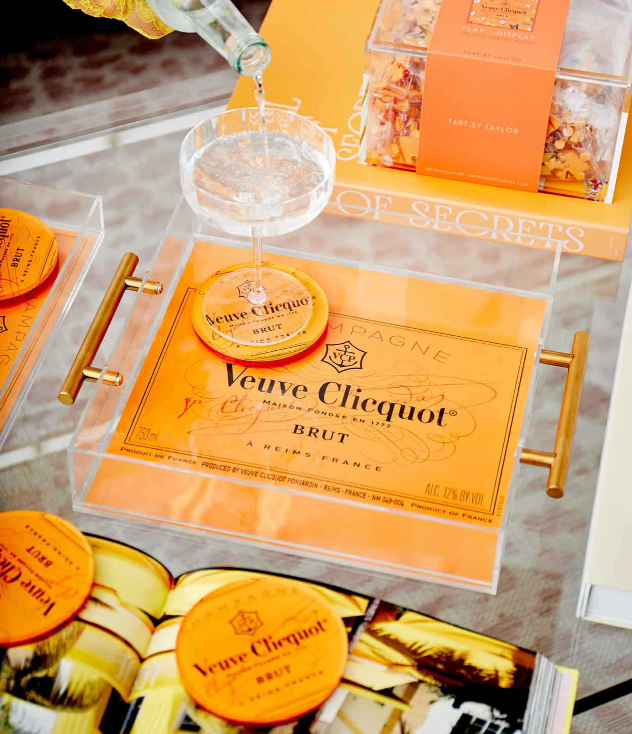 Veuve Clicquot Large Orange Tray