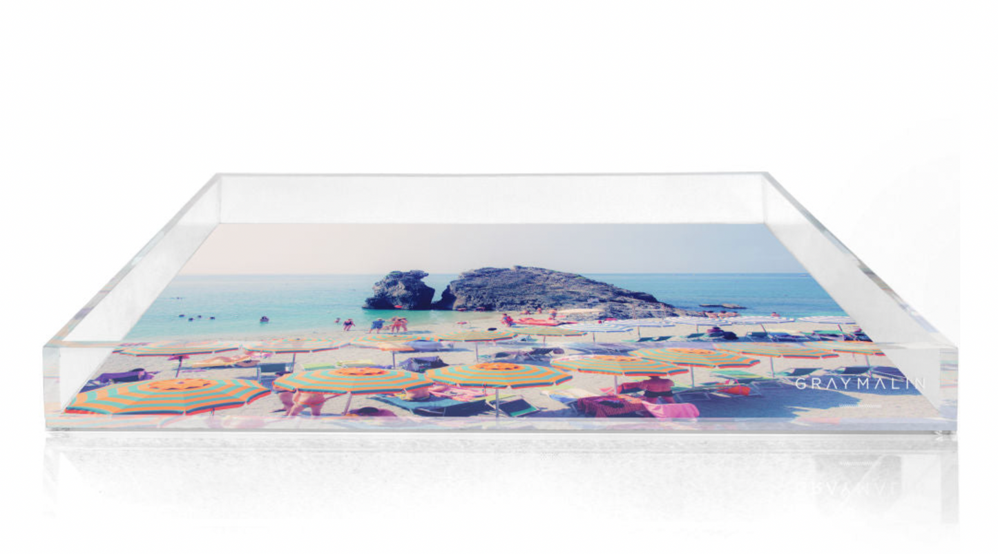 Cinque Terre Acrylic Tray