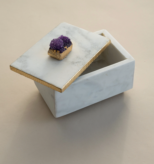 Marble Box with Crystal