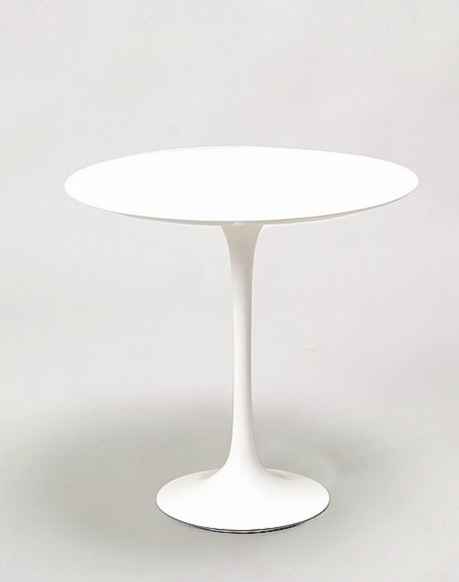 White Tulip Side Table