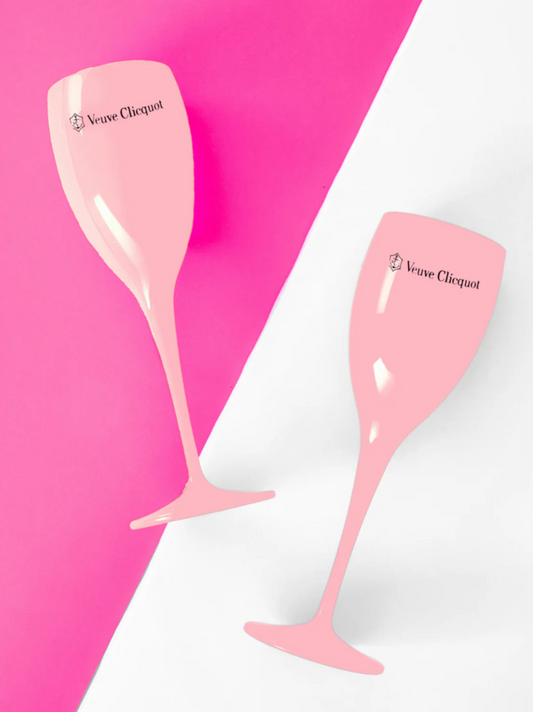 Veuve Clicquot Glass Pink