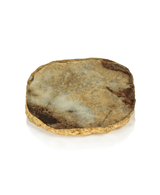 Agate Marble Coaster Brown