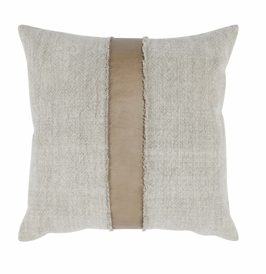 Steam Taupe Pillow 26x26