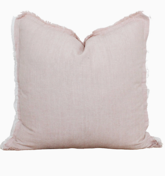 Fringe Pink Pillow 26x26