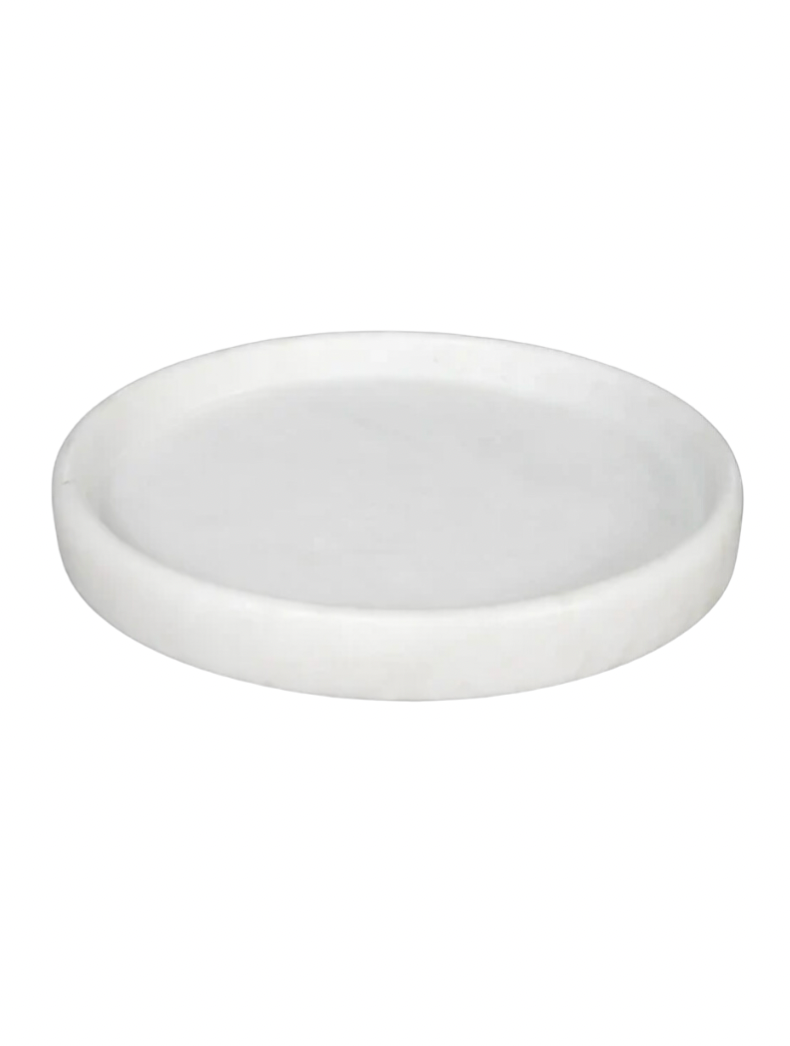 Marble Round Tray 16"