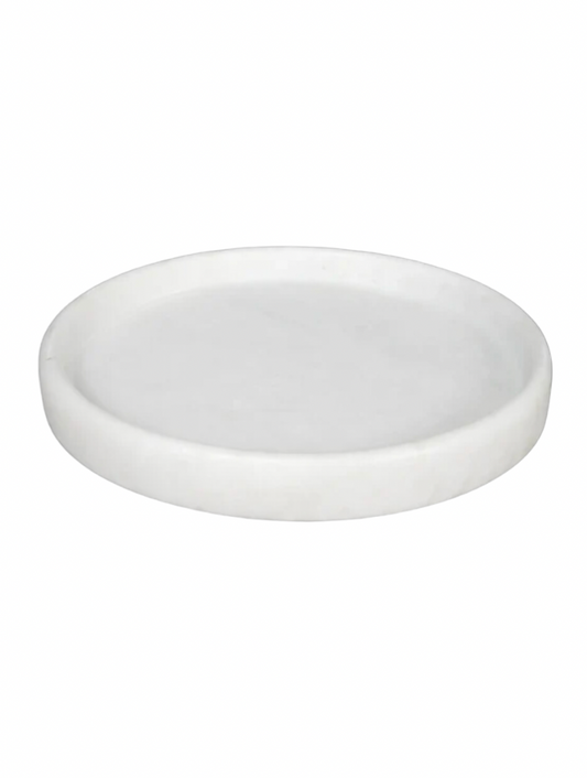 Marble Round Tray 16"