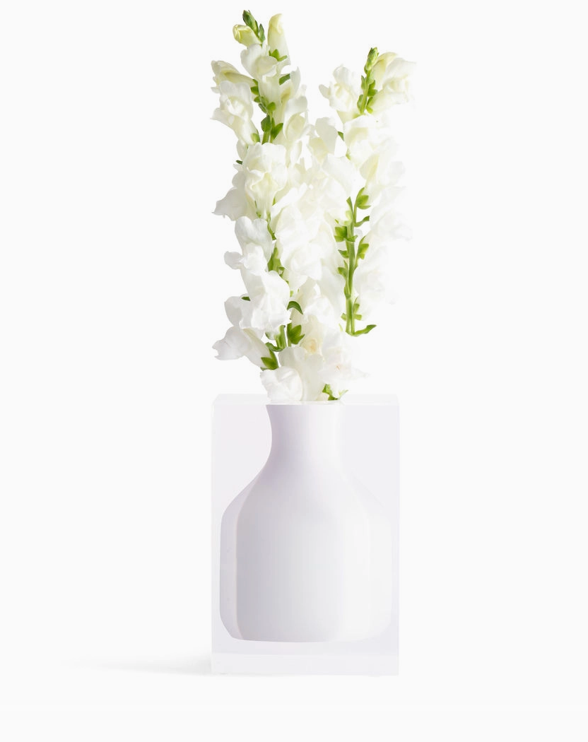 Hogan Bud Vase White