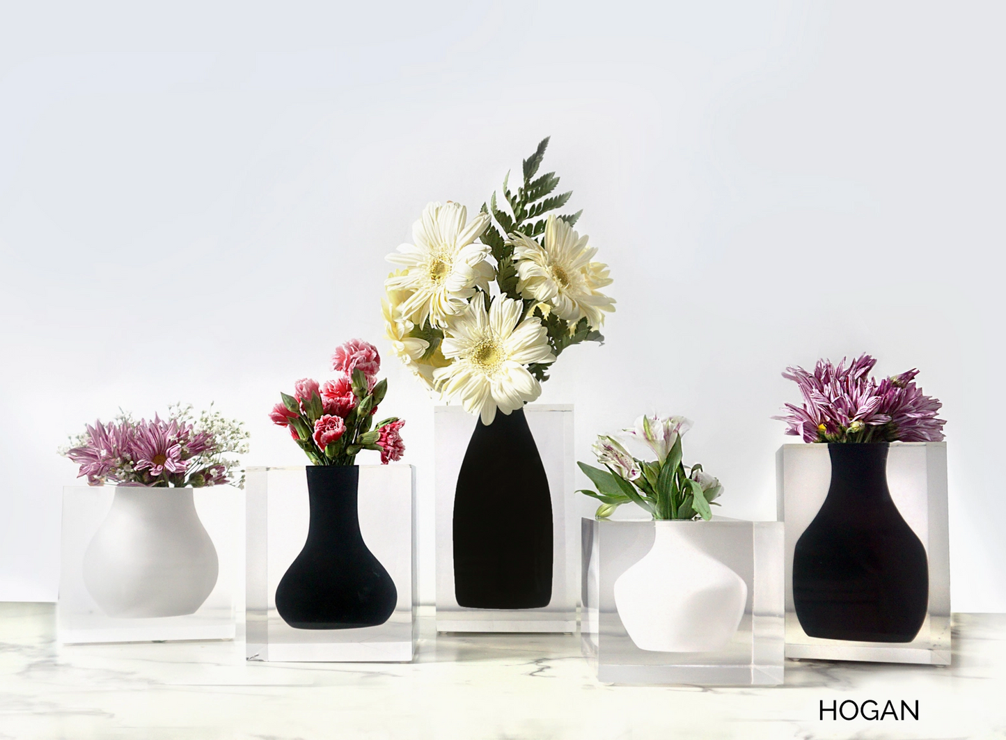 Hogan Bud Vase Black