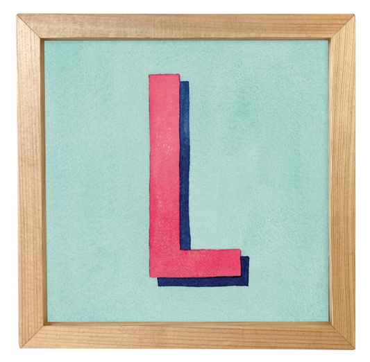 "L" Framed Print
