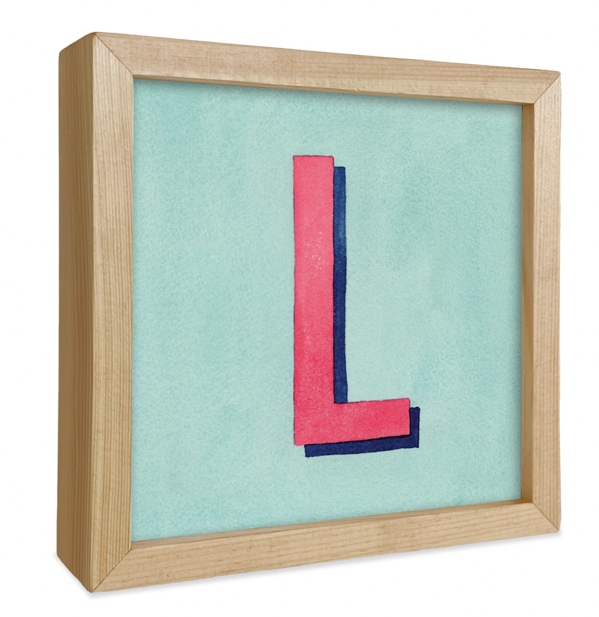 "L" Framed Print