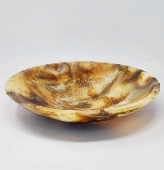 Tortoiseshell Shallow Bowl