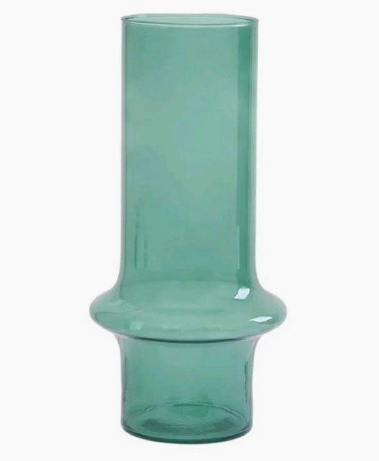 Green Recycled Glass Vase