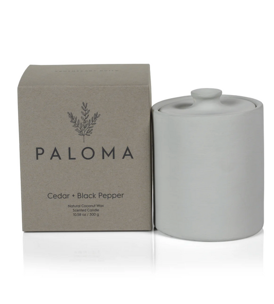 Cedar and Black Pepper Paloma Candle