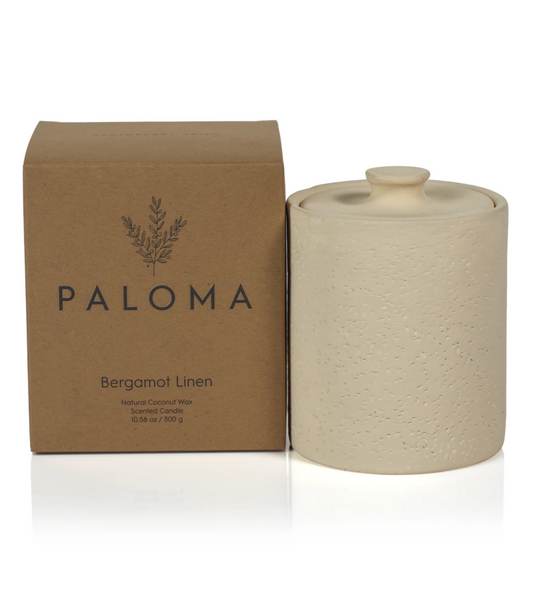 Bergamot Linen Paloma Candle