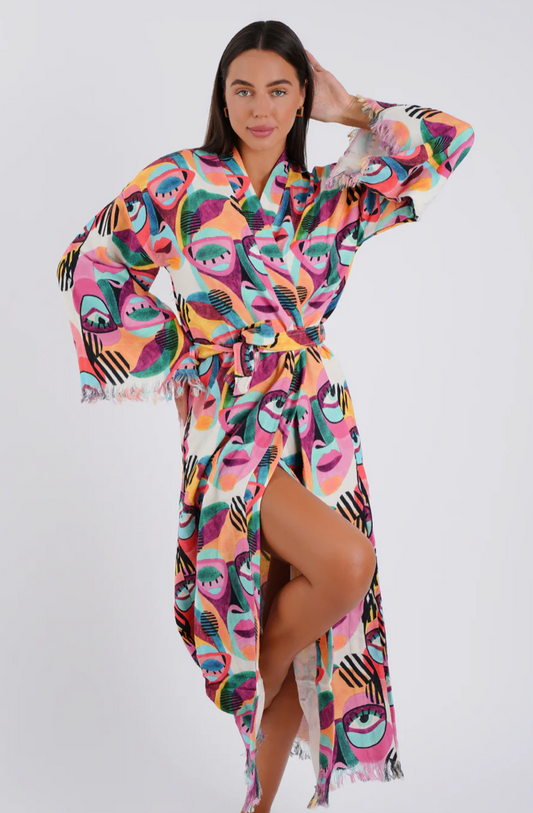 Kimono Robe - Picasso