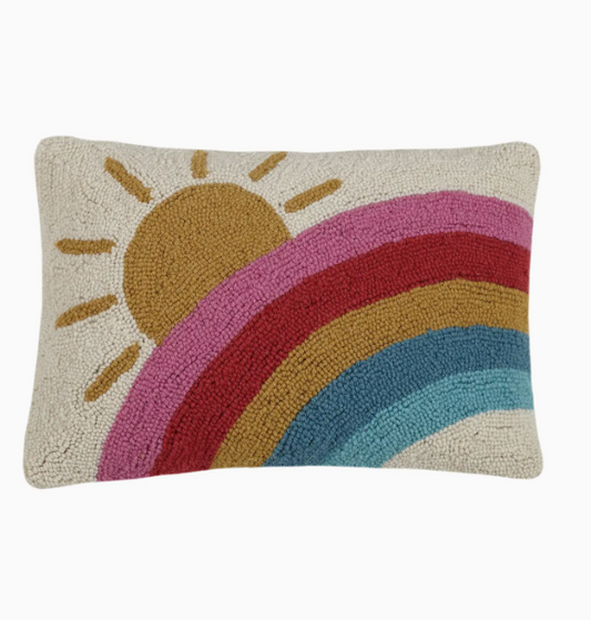 Rainbow Hook Pillow