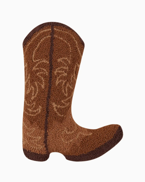 Cowboy Boot Hook Pillow