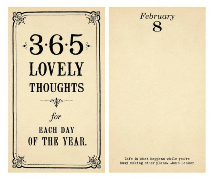 365 Lovely Thoughts